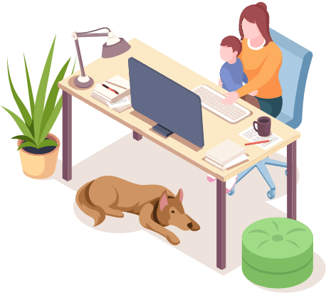 Homeoffice práca